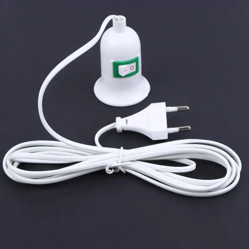 E27 Plant Grow Light Holder | On/Off Switch & EU Plug Lamp Holder Socket QXL