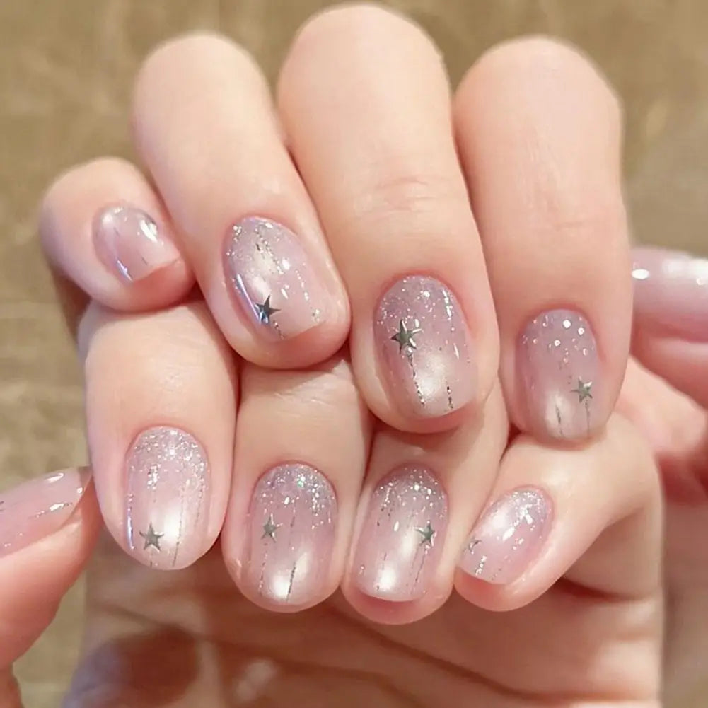 Star Glitter Nail Sequins | Mixed Size DIY Manicure Decor Nail Art Sequins QXL