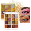 VERONNI 16-Color Glitter Eyeshadow Palette | Shimmer Sequin Glitter Eyeshadow Palette QXL 16 Colors