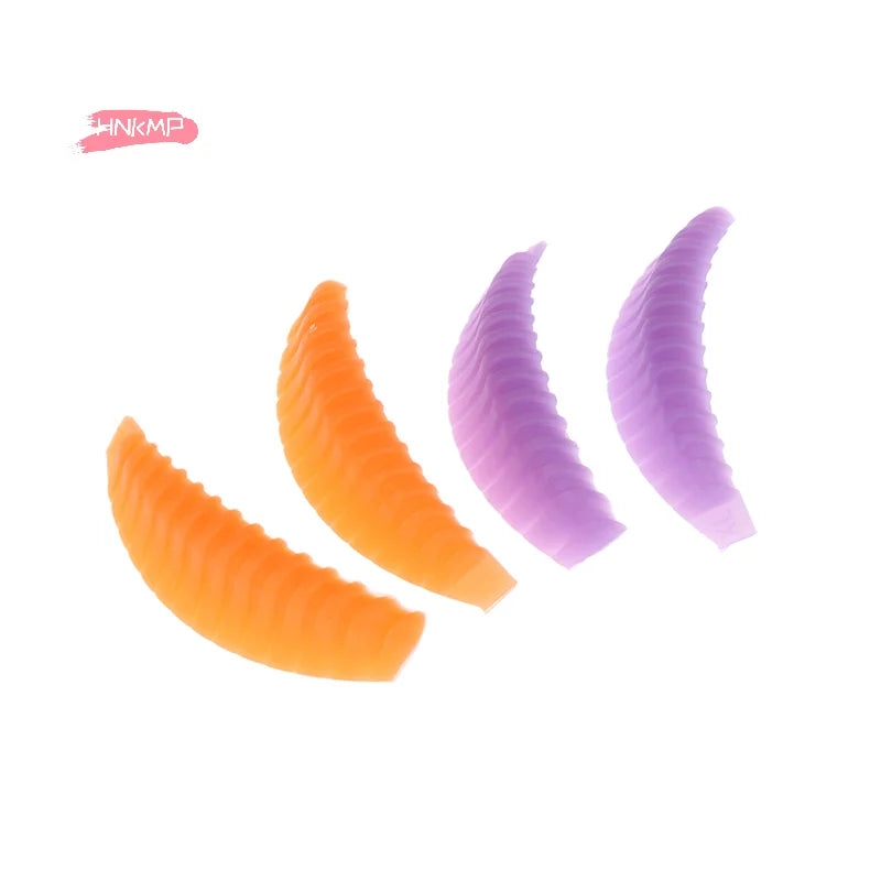 4-Pair Reusable Silicone Eyelash Lifting Pads for 3D Lash Curl Lash Lifting Pads QXL