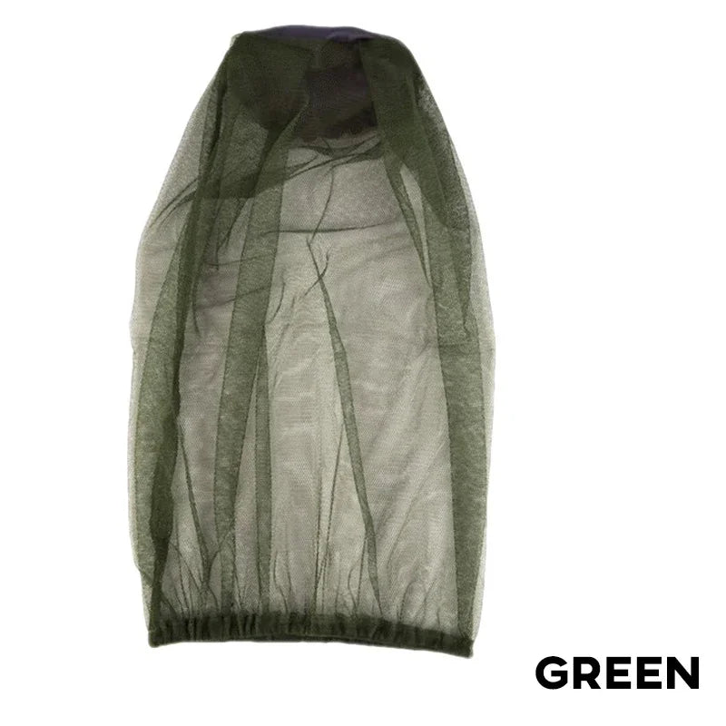 2-Pack Insect Head Net Mesh Mask | Fishing, Camping & Hiking Insect Head Net QXL green-2pcs