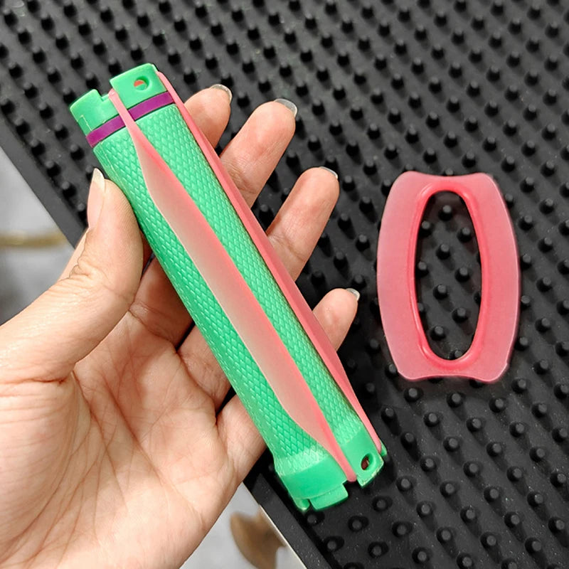 20-Pack Silicone Perm Rod Bands | Heat-Resistant Hair Roller Rings Perm Rod Bands QXL