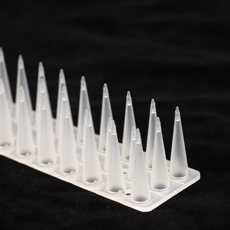 Transparent Plastic Bird & Cat Repellent Spikes for Fences Bird Repellent Spikes QXL