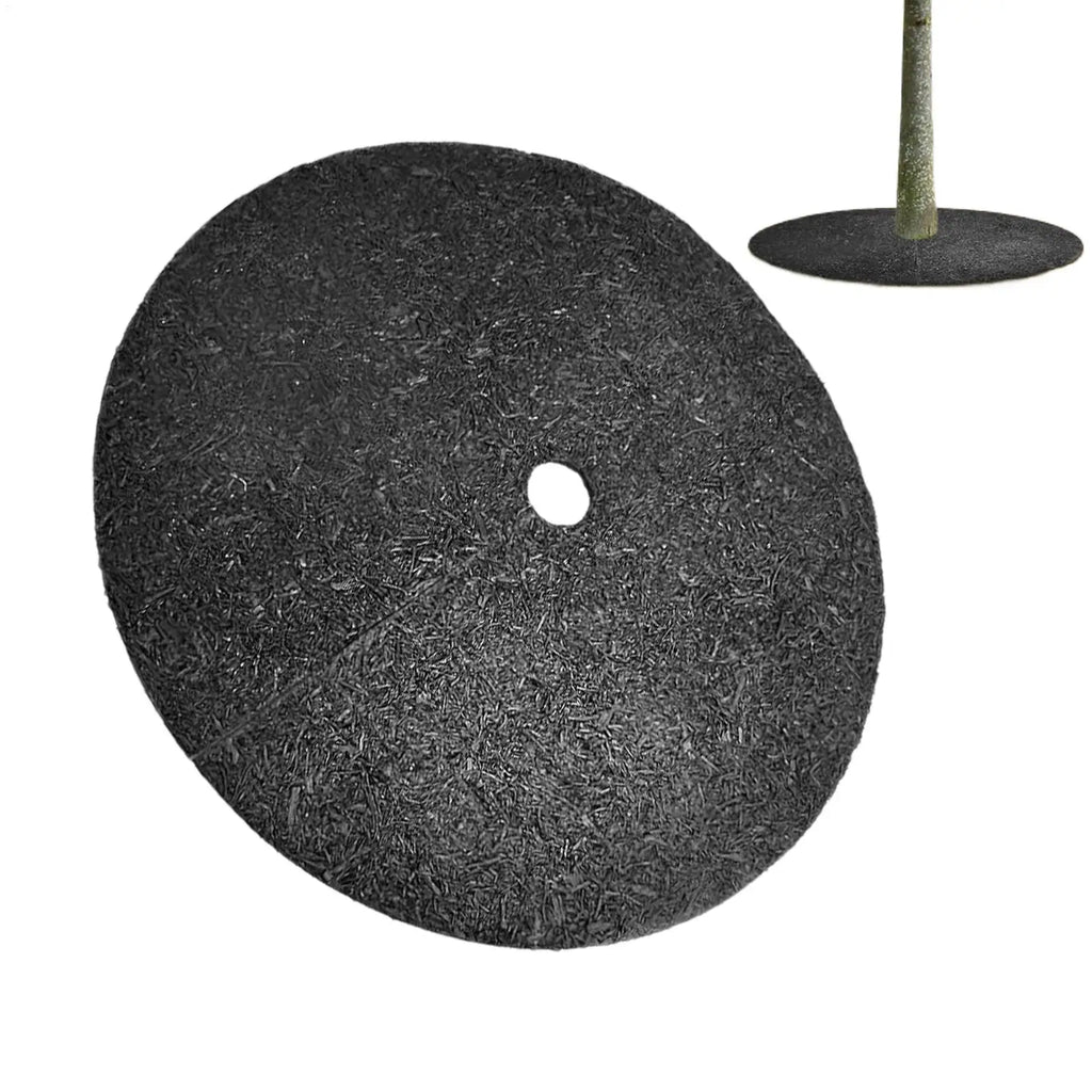Tree Mulch Ring Weed Control Mat | Non-Woven Root Protector Garden Weed Control Mat QXL
