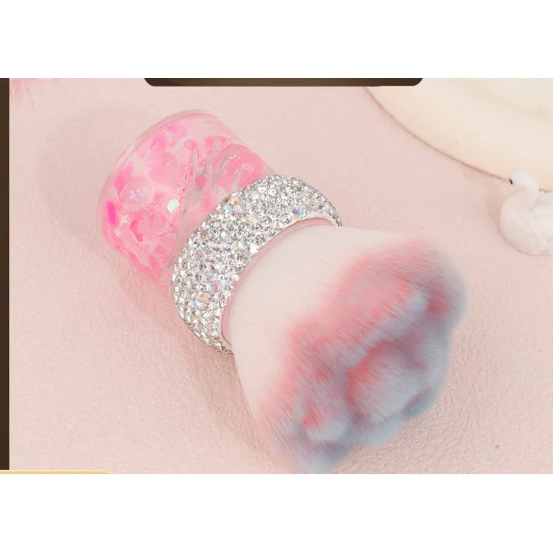 Soft Wool Fiber Makeup Brush – Powder, Blush & Dust Makeup Powder Brush QXL