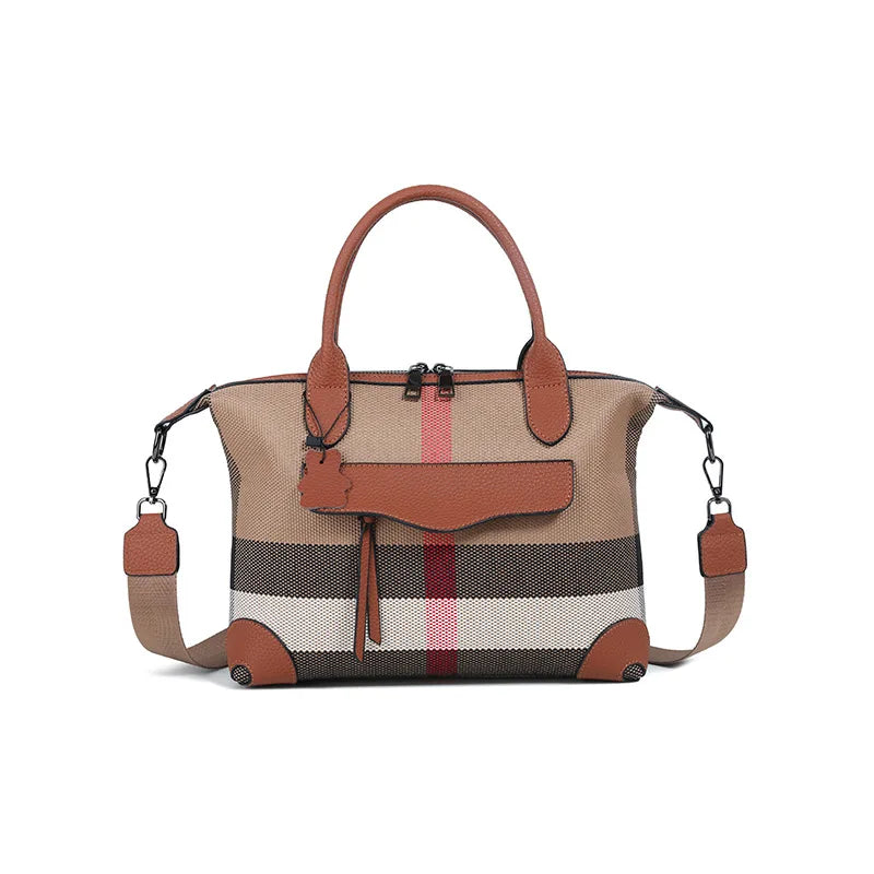 Luxury Leather Diaper Bag | Large Crossbody Tote for Moms Leather Diaper Bag QXL 1