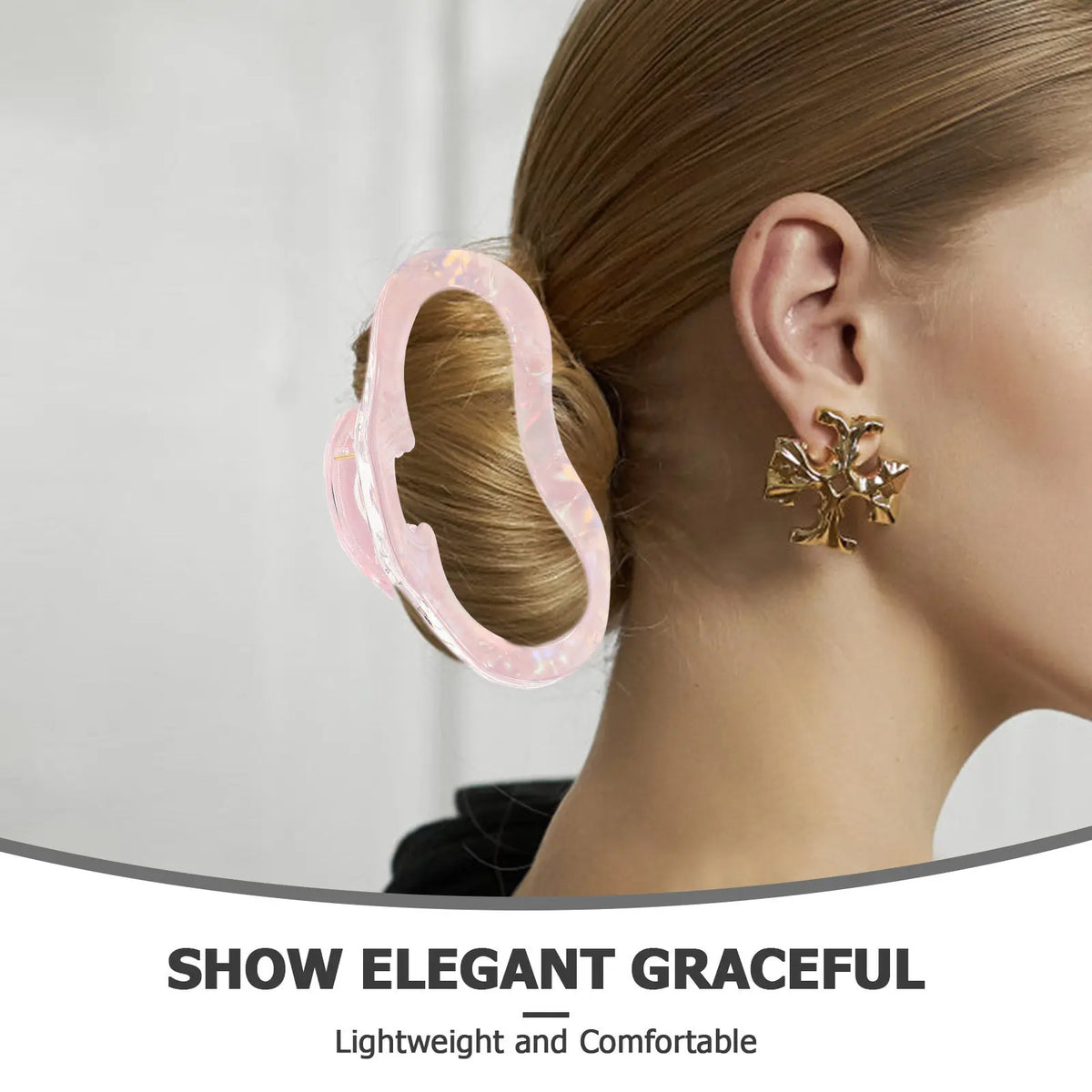 Cloud Shape Hollow Claw Clip | Korean Style Jaw Hair Clip Hair Claw Clip QXL