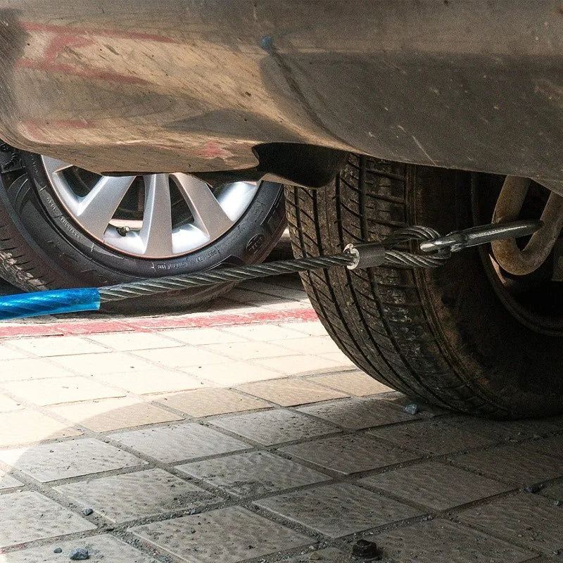 Car Towing Rope 3–7 Ton Steel Wire with Safety Hooks Car Towing Rope QXL