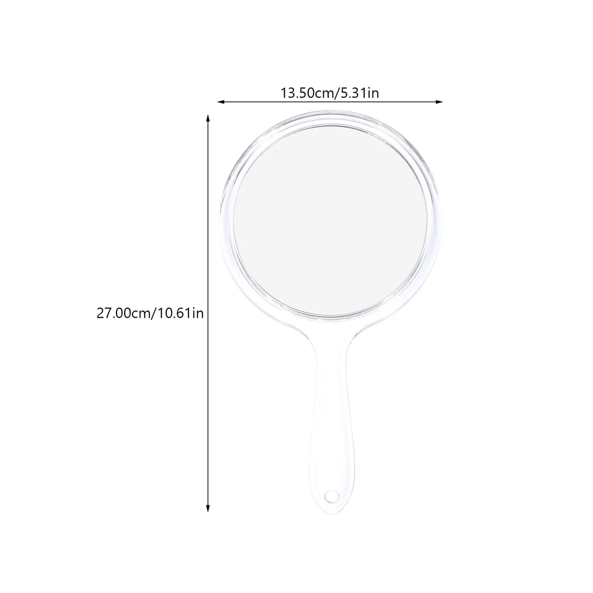 Compact Round Handheld Makeup Mirror | Portable Vanity Handheld Makeup Mirror QXL