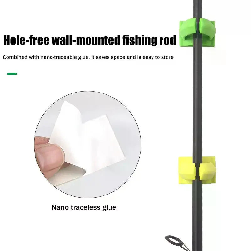 Fishing Rod Binding Clip & Pole Holder Fastener | Silicone Fishing Rod Clip QXL
