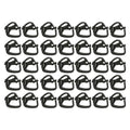 35-Pack Reusable Plastic Tarp Clips & Shade Net Grommets Garden Netting Clips QXL 35pcs