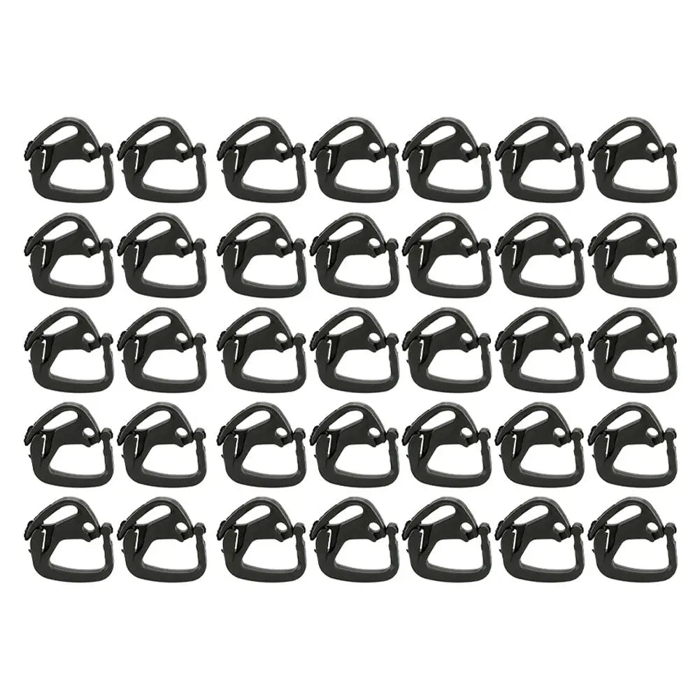 35-Pack Reusable Plastic Tarp Clips & Shade Net Grommets Garden Netting Clips QXL 35pcs