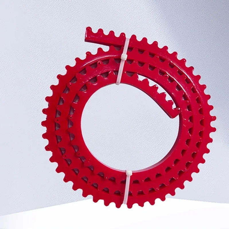 2m Flexible Woodworking Profiling Strip | Gear-Chain Curve Tool Woodworking Profile Tool QXL