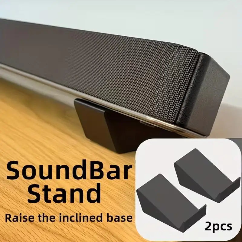 2-Pack Universal Soundbar Stand Base for TV & Gaming Speakers Soundbar Stand QXL