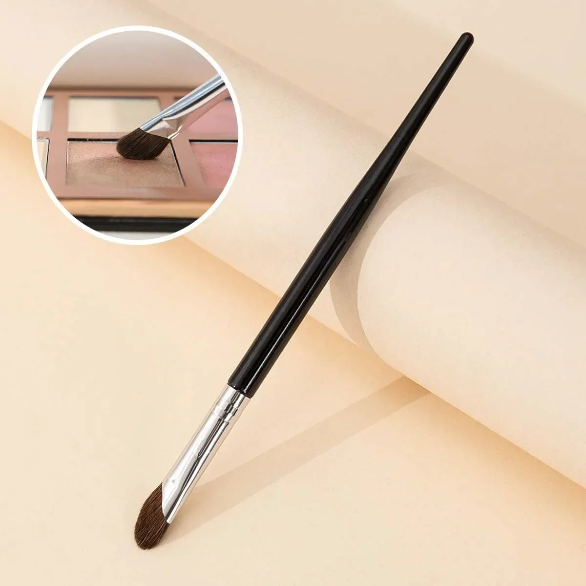 3D Nose Shadow Contour Makeup Brush – Soft Sickle Blush Contour Makeup Brush QXL