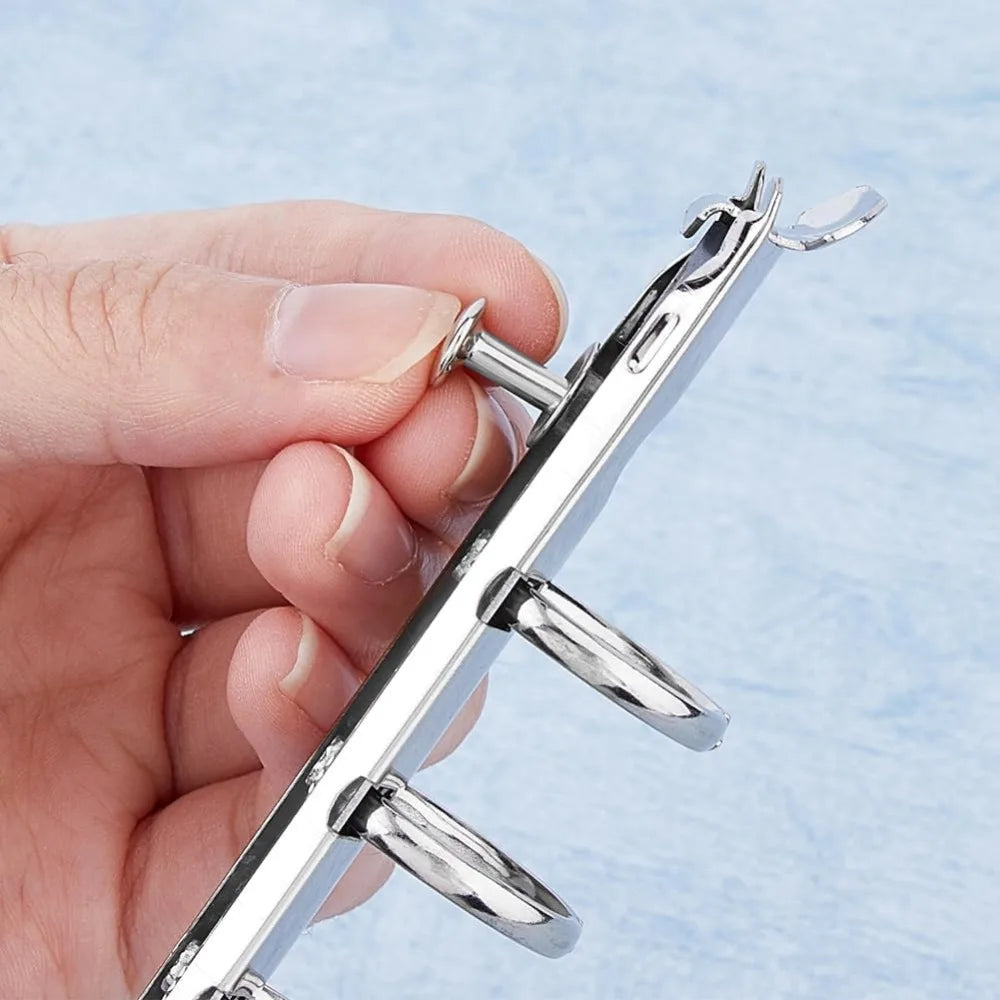 4-Pack A5 6-Ring Binder Mechanism Replacement Kit + Screws Ring Binder Mechanism QXL