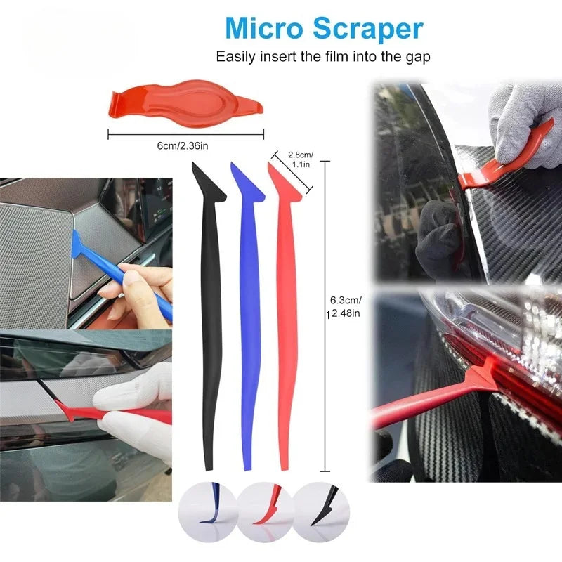 Vinyl Wrap Tool Kit – Squeegee, Knife & Scraper Set Vinyl Wrap Tool Kit QXL
