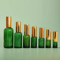 Refillable Glass Perfume Spray Bottle Fine Mist Atomizer 10–100ml Perfume Atomizer Bottle QXL green gold 5ml Glass