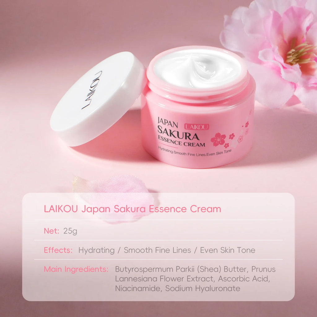 Laikou Sakura Face Cream | Moisturizing & Brightening Day Cream Moisturizing Face Cream QXL