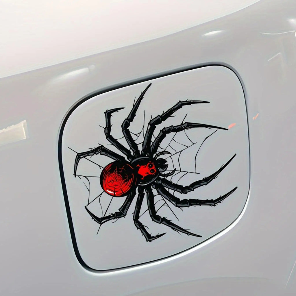 Spider Motorcycle Vinyl Decal | Waterproof 3D Gothic Sticker Motorcycle Vinyl Decal QXL