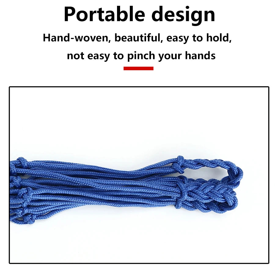 Nylon Mesh Ball Storage Net Bag | Thick Woven 1–4 Pack Sports Ball Net Bag QXL