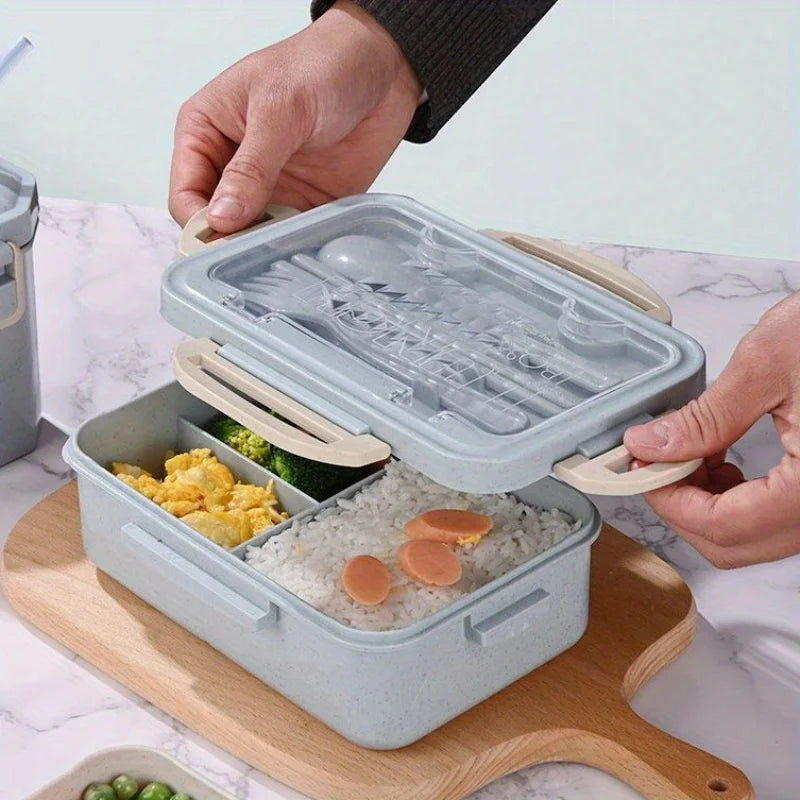 Japanese Bento Box | Microwave-Safe Multi-Compartment Lunch Box Bento Lunch Box QXL