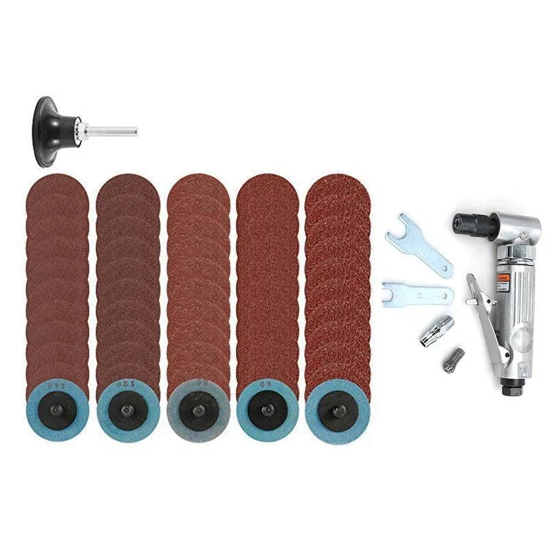 90° Micro Air Die Grinder 1/4" Pneumatic Polisher Kit | CE Pneumatic Die Grinder QXL