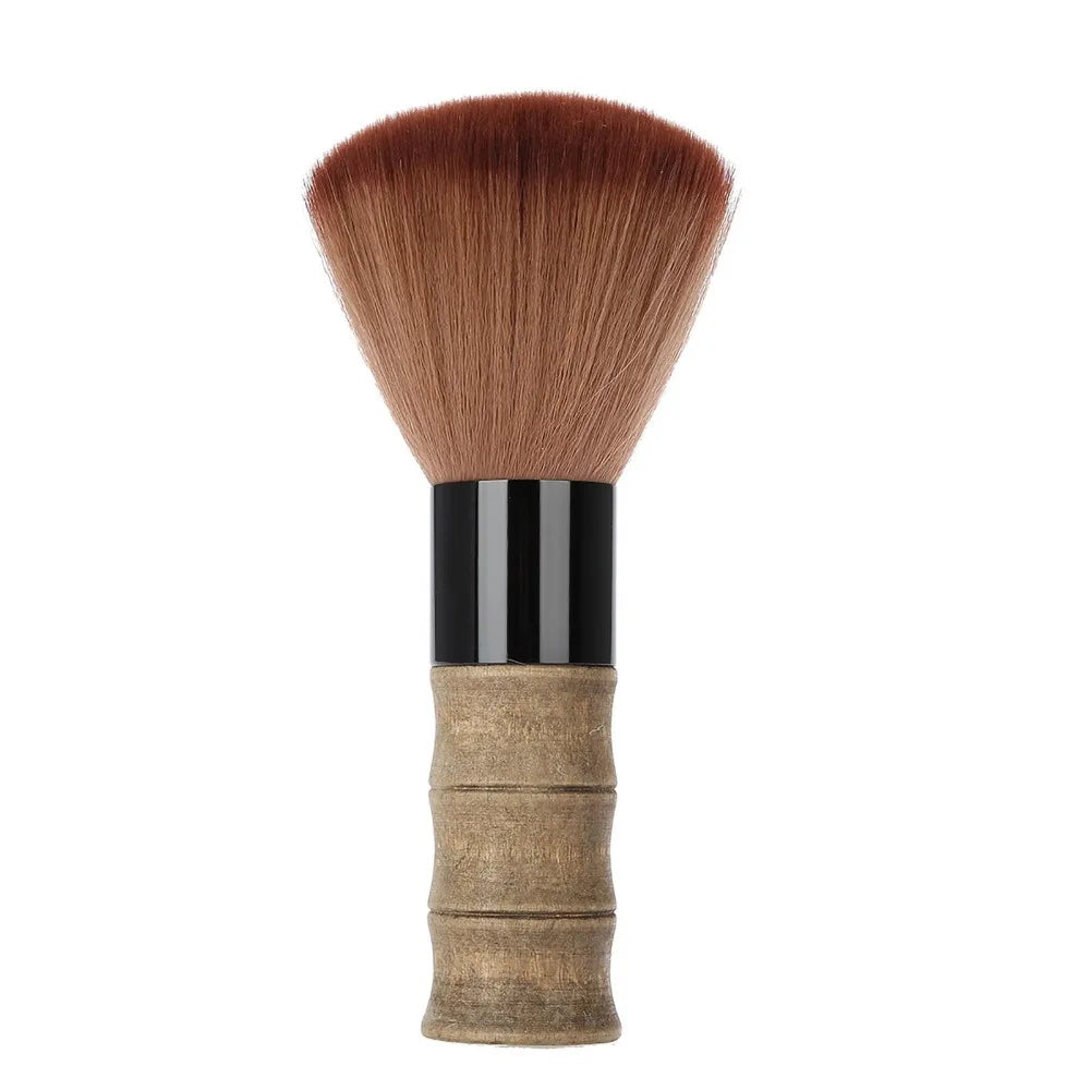 Professional Neck Duster Brush | Wooden Handle Hair Salon Neck Duster Brush QXL A