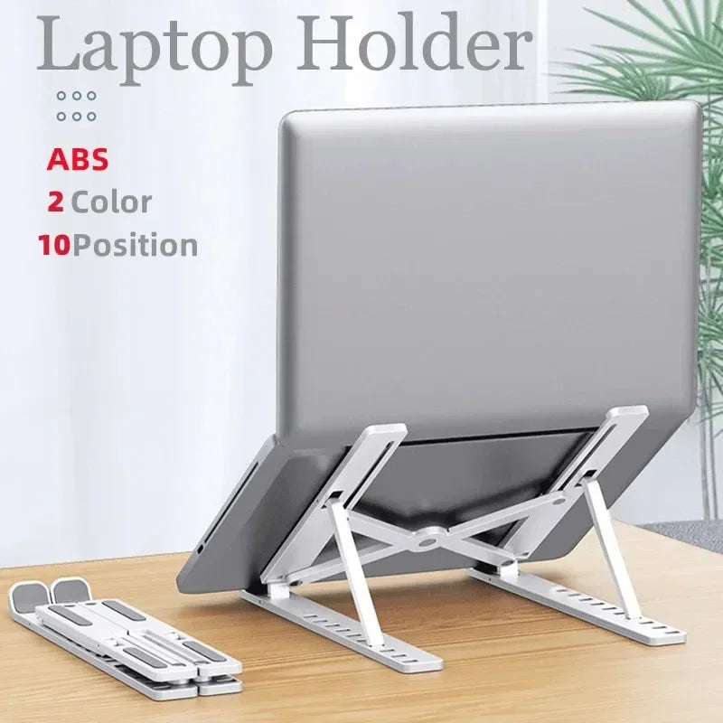 Adjustable Foldable Laptop Stand 7-Level | Portable ABS Holder Laptop Stand QXL