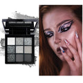 VERONNI Black Swan 9-Color Glitter Smoky Eyeshadow Palette Eyeshadow Palette QXL 9 color