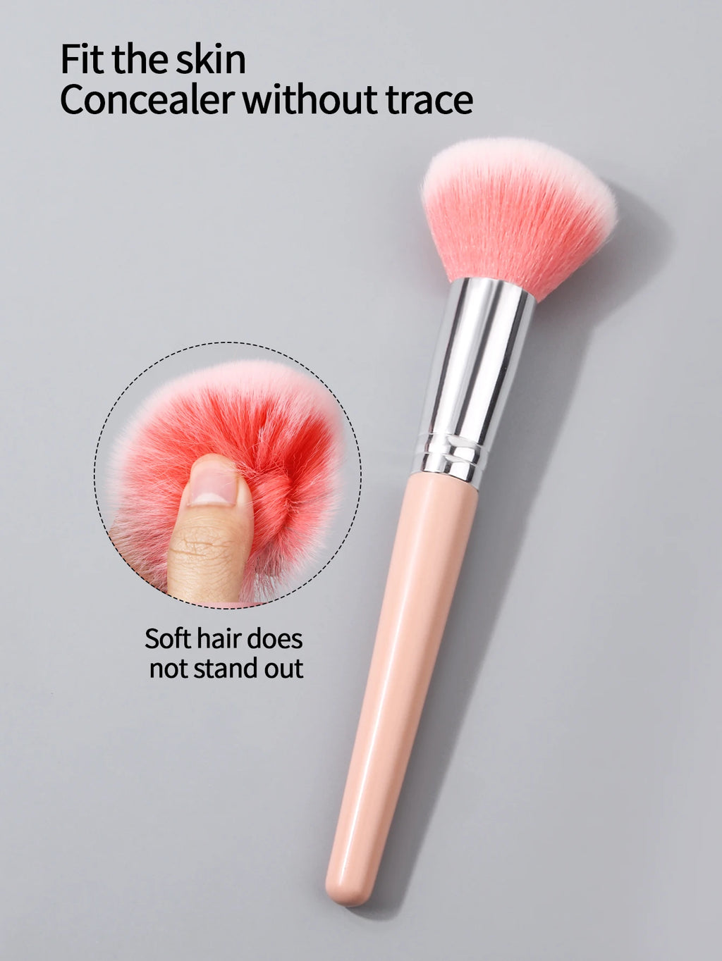 KOSSHOW Fluffy Powder Blush & Contour Makeup Brush Face Makeup Brush QXL
