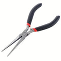 Long Nose Needle Pliers | Multi-Tool Repair Hand Tool Needle Nose Pliers QXL M410 black
