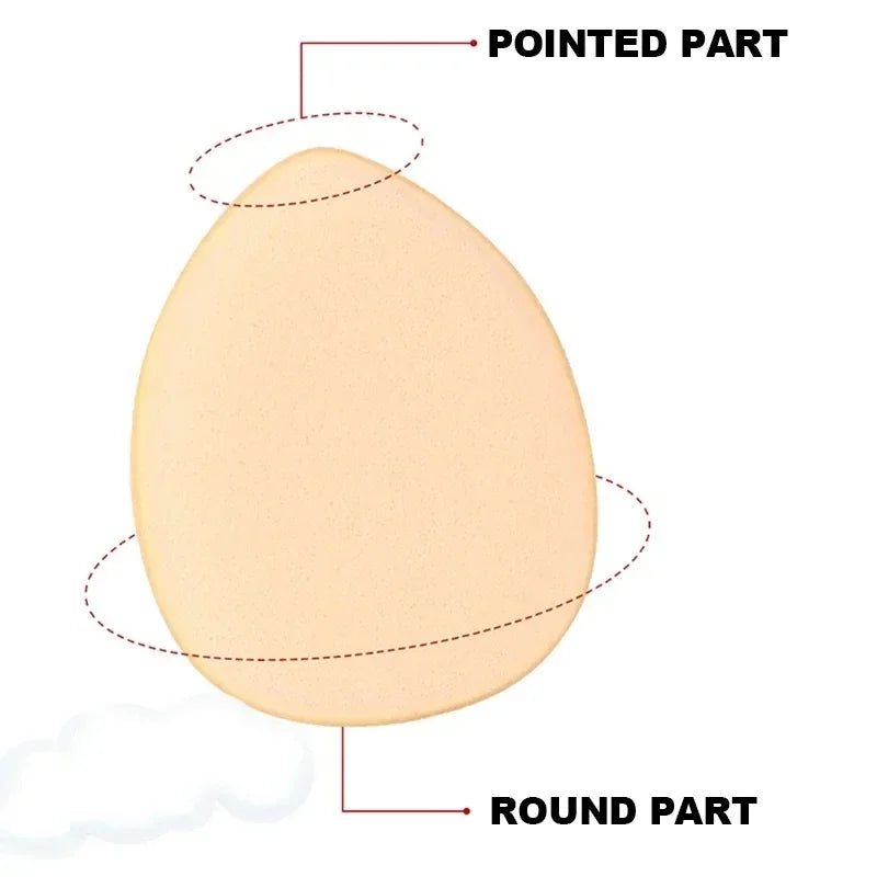 Mini Finger Puff Sponges 5/10-Pack | Foundation & Concealer Makeup Sponge Puff QXL