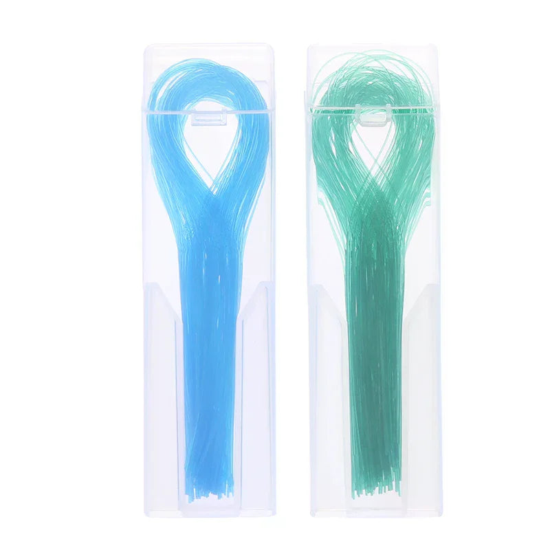 100-Pack Dental Floss Threaders for Braces, Bridges & Implants Dental Floss Threader QXL