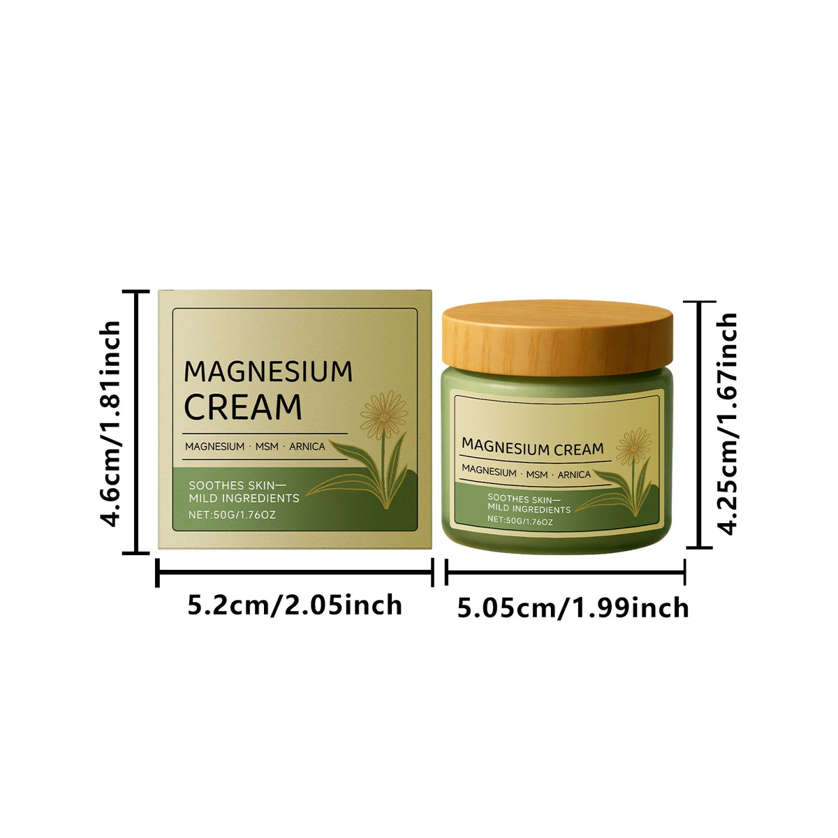Botanical Body Cream for Knees & Wrists | Moisturizing Balm 50g Body Moisturizing Cream QXL