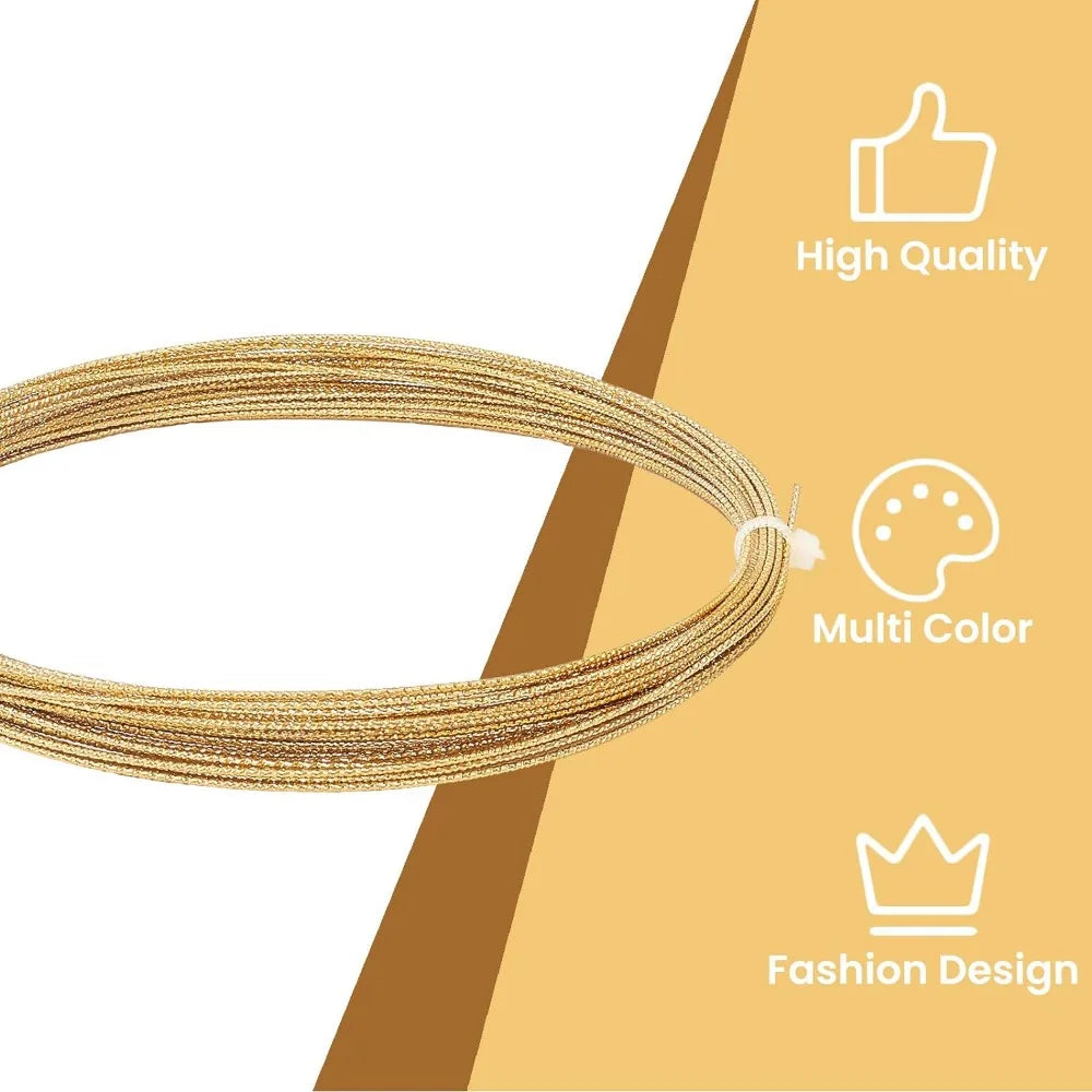 20 Gauge Twisted Gold Craft Wire – 33 Ft Brass Jewelry Wire Jewelry Craft Wire QXL