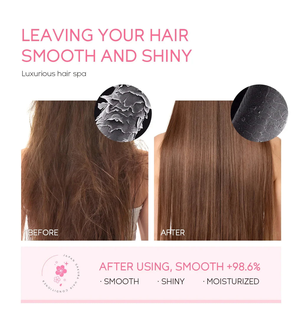 LAIKOU Japan Sakura Shampoo & Conditioner | Repair & Nourish Shampoo & Conditioner QXL