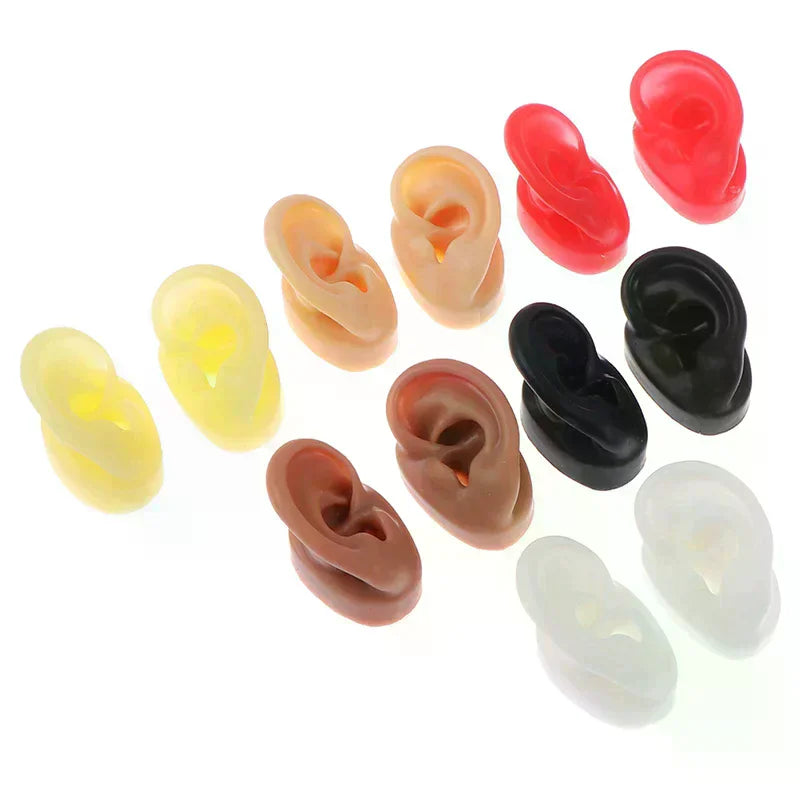 Silicone Ear Model – Piercing Practice & Ear Stud Display Tool Piercing Practice Tool QXL