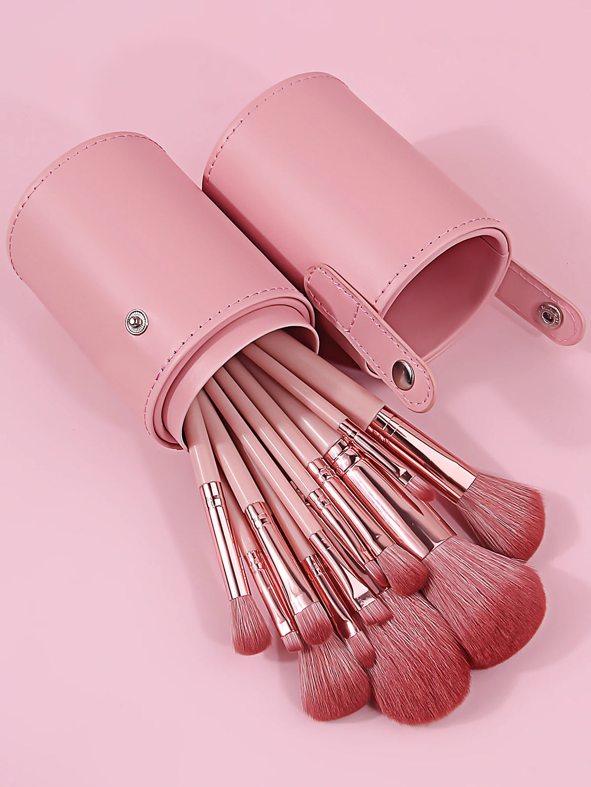 13-Piece Professional Makeup Brush Set – Pink | Full Kit Makeup Brush Set QXL