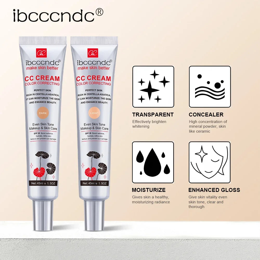 Centella Asiatica CC Cream Foundation – Full Coverage 45ml CC Cream Foundation QXL