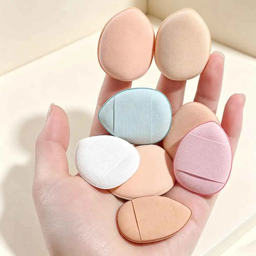 vvocci 50-Pc Mini Finger Puffs | Powder & Concealer Applicator Cosmetic Puff Set QXL