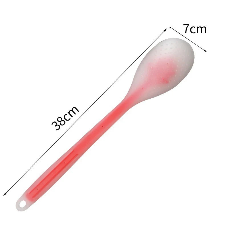 Silicone Long-Handle Sunscreen & Lotion Back Applicator Body Lotion Applicator QXL Pink