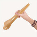 Wooden Serving Tongs – BBQ, Salad, Bread & Buffet Use Kitchen Serving Tongs QXL 1pc