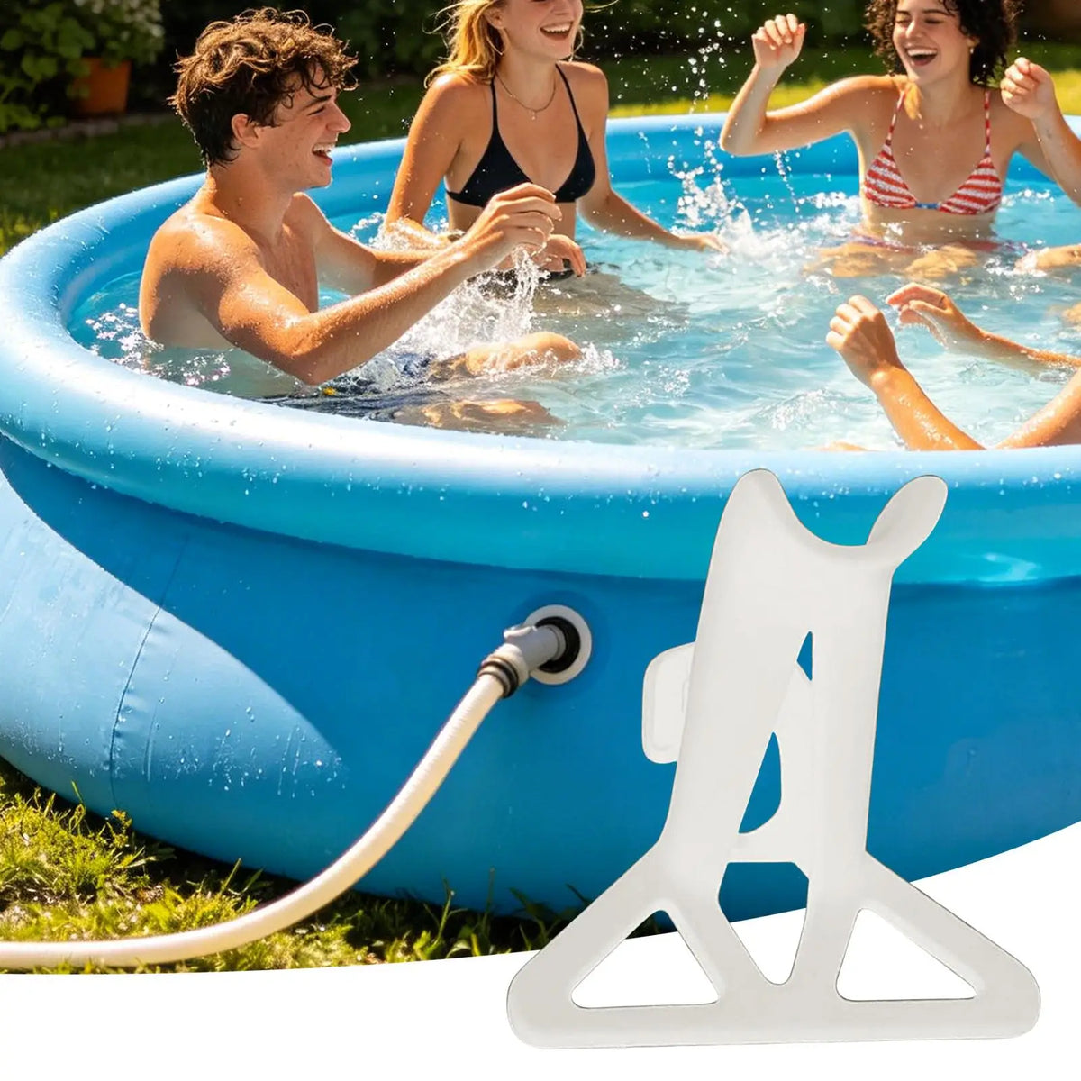 Swimming Pool Hose Support Bracket | 32mm Pipe Holder Pool Hose Bracket QXL