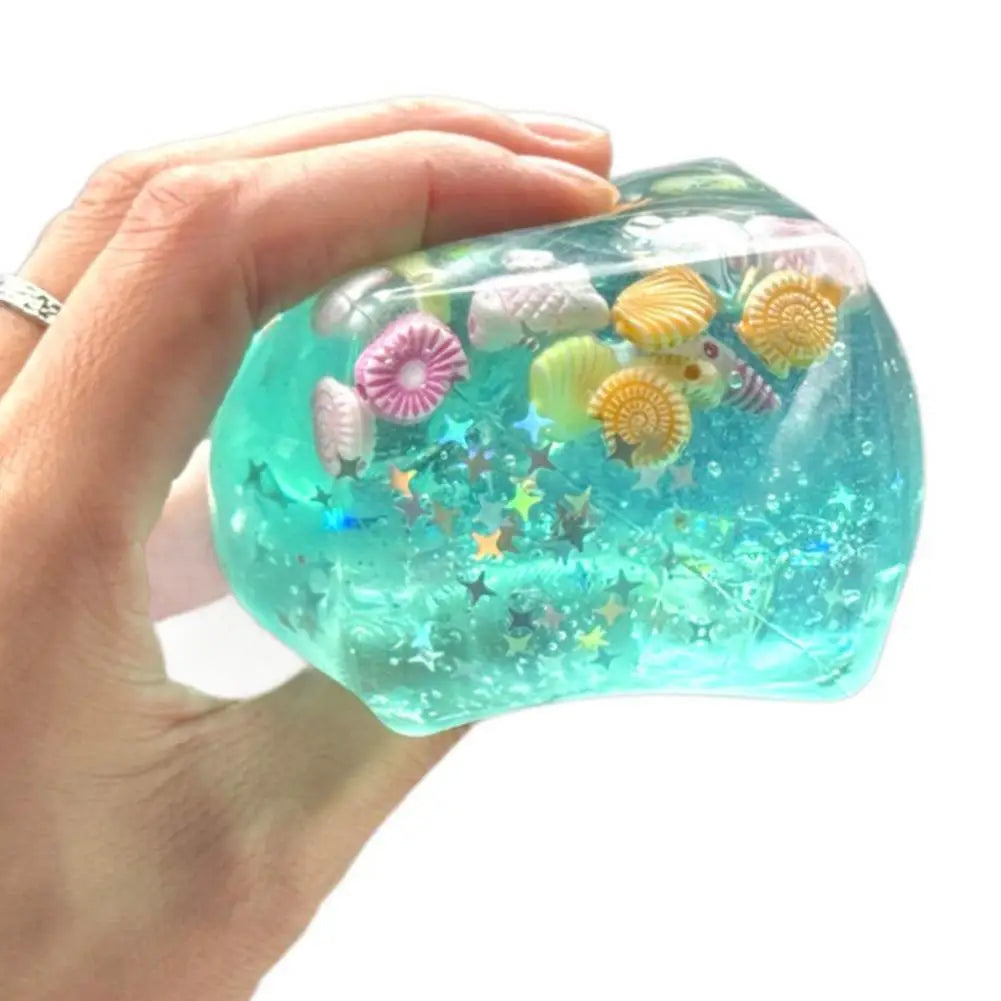 3D Ocean Shell Sensory Squeeze Cube | Squishy Fidget Toy Sensory Fidget Toy QXL