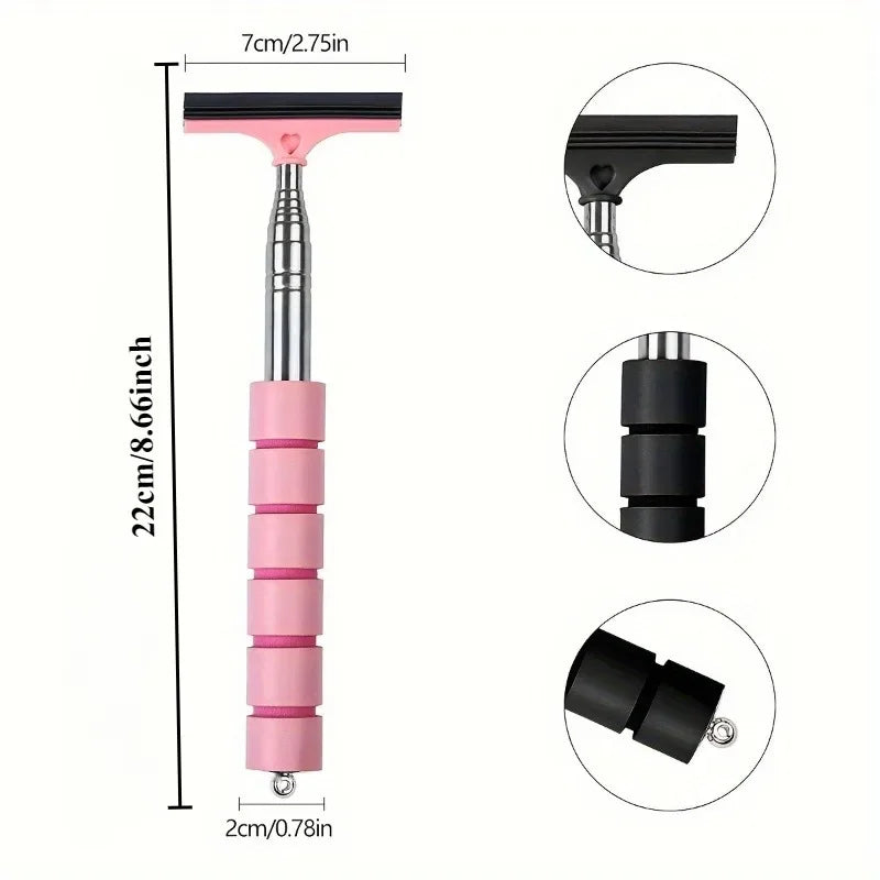 Retractable Car Mirror Wiper | Portable Glass Cleaning Tool Car Glass Wiper QXL