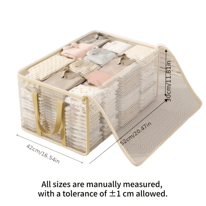 Large Capacity Mesh Storage Bag for Bedding & Blankets Bedding Storage Bag QXL