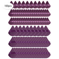 100-Pc Triangular Powder Puff Set | Large & Mini Makeup Sponges Makeup Powder Puff QXL B