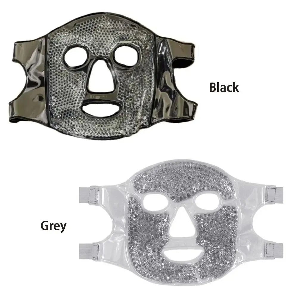 Reusable Gel Bead Eye & Face Mask | Hot & Cold Compress Gel Eye Face Mask QXL