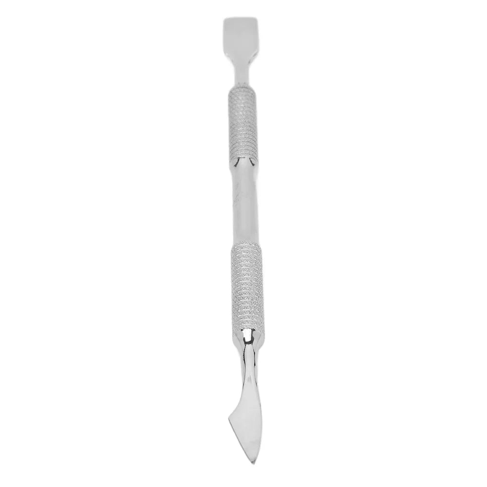 Double-Ended Stainless Steel Nail Pusher & Polish Remover Nail Cuticle Tool QXL